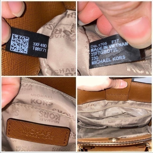 SOLD- Michael Kors East West Bridgette Saffiano leather - Picture 6 of 10